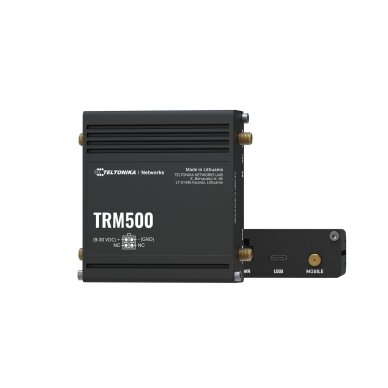 Modemas Teltonika TRM500 (5G, LTE Cat19) Modemas Teltonika TRM500 (5G, LTE Cat19)