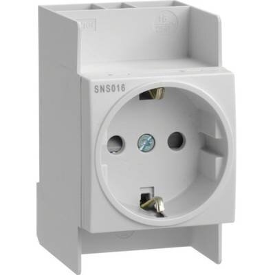 Modulinis kištukinis lizdas Hager SNS016 (16A, 250V, 2P+E)