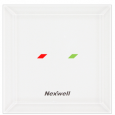 Nexwell Liečiamas dviejų polių jungiklis, baltas
