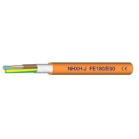 NHXH FE-180/E90 3x2.5 nedegus behalogenis kabelis Eupen (1m) NHXH FE-180/E90 3x2.5 nedegus behalogenis kabelis Eupen (1m)