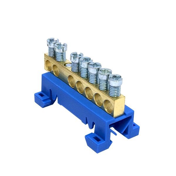 Nulinis gnybtas N7 Cu 7x16 mm2 Morek MAD0007N15 (mėlynas) Nulinis gnybtas N7 Cu 7x16 mm2 Morek MAD0007N15 (mėlynas)