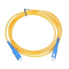 Optinis laidas SC/UPC–SC/UPC SM (1m, simplex, OS1/OS2, G657A1, 9/125µm, LSZH)