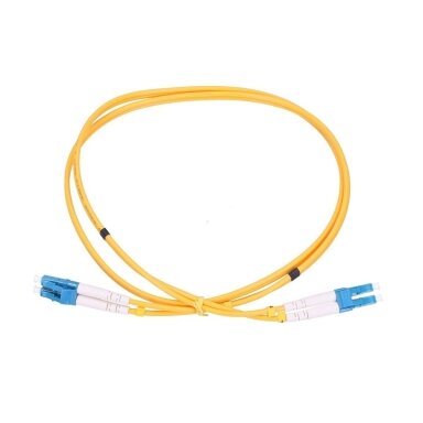 Optinis laidas LC/UPC–LC/UPC SM duplex (G652D, 3 mm, 0.5 m)