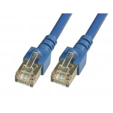 Patch kabelis (0.5m, SF/UTP, CAT5e, mėlynas)