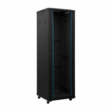 Pastatoma komutacinė spinta 19\" 32U A2-6632B (600x600x1600mm, juoda, IP20, iki 1000kg) Pastatoma komutacinė spinta 19\" 32U A2-6632B (600x600x1600mm, juoda, IP20, iki 1000kg)