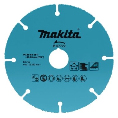Pjovimo diskas 125mm Makita B-57722