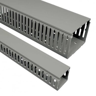 Plastikinis perforuotas kanalas Kopos RK 40X60_LD (pilkas, 40x60mm, 2m) Plastikinis perforuotas kanalas Kopos RK 40X60_LD (pilkas, 40x60mm, 2m)