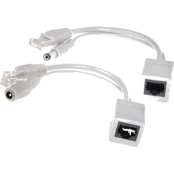 PoE adapteris POE-UNI (48V PoE į 12V, 10/100Mbps)
