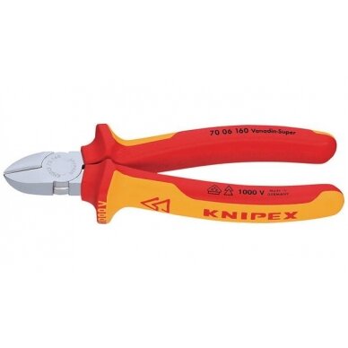 Profesonalios izoliuotos kandyklės KNIPEX 7006180 Profesonalios izoliuotos kandyklės KNIPEX 7006180