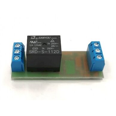 Relės blokas 12V 12A SRD-S-112D (su kontaktinėmis kaladėlėmis) Relės blokas 12V 12A SRD-S-112D (su kontaktinėmis kaladėlėmis)