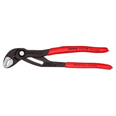 Santechninės replės Knipex 87 01 250 (reguliuojamas plotis 50–250 mm) Santechninės replės Knipex 87 01 250 (reguliuojamas plotis 50–250 mm)