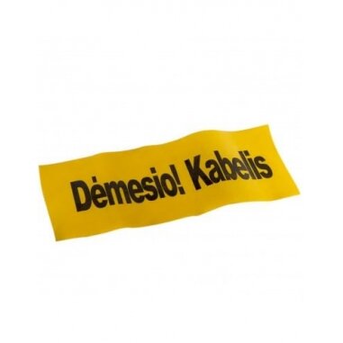 Signalinė juosta \"Kabelis\" 0.5mm x 250mm (500m)