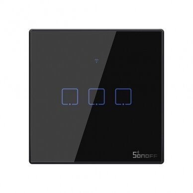 SONOFF TX išmanusis sieninis jungiklis T3EU3C, Wi-Fi, RF SONOFF TX išmanusis sieninis jungiklis T3EU3C, Wi-Fi, RF