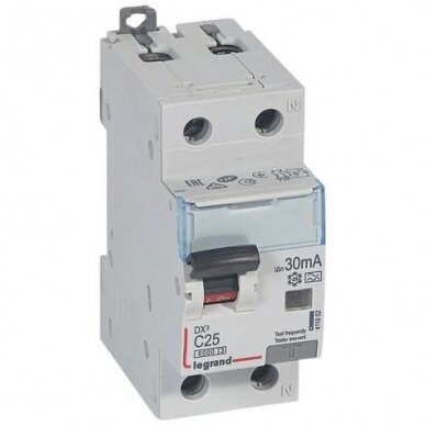 Srovės nuotekio relė su automatiniu jungikliu Legrand 411053 (C, 32A, 2P, 30mA, 230V) Srovės nuotekio relė su automatiniu jungikliu Legrand 411053 (C, 32A, 2P, 30mA, 230V)