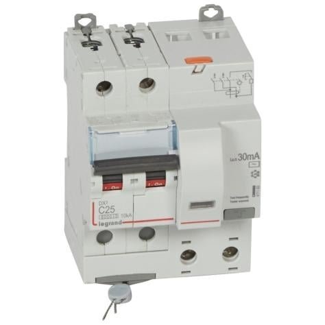 Srovės nuotekio relė su automatiniu jungikliu Legrand 411160 (C, 25A, 4P, 30mA, 230V) Srovės nuotekio relė su automatiniu jungikliu Legrand 411160 (C, 25A, 4P, 30mA, 230V)