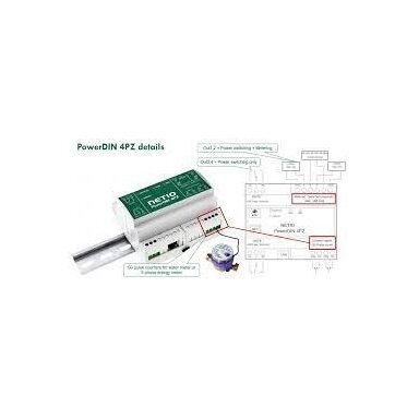 Valdoma maitinimo panelė NETIO PowerDIN 4PZ