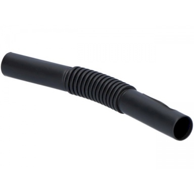 Vamzdelio U-25mm lanksti jungtis, juoda (150)