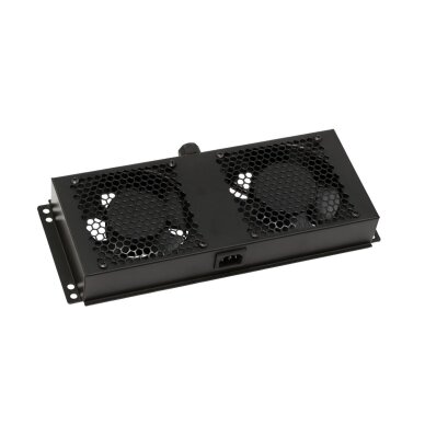 Ventiliatorių blokas 19\'\' A2 serijos spintai AFS-2 (2 ventiliatoriai, 600mm, juodas, sujungiamas 2x2) Ventiliatorių blokas 19\'\' A2 serijos spintai AFS-2 (2 ventiliatoriai, 600mm, juodas, sujungiamas 2x2)