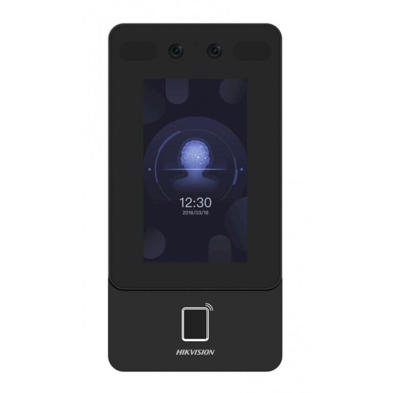 Veido atpažinimo terminalas su pirštų antspaudų skaitytuvu Hikvision DS-K1T342MFWX-E1 Veido atpažinimo terminalas su pirštų antspaudų skaitytuvu Hikvision DS-K1T342MFWX-E1