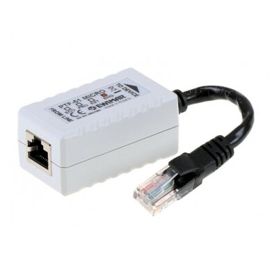 Viršsrovio apsauga LAN linijai PTF-51-ENG/PoE/MICRO Viršsrovio apsauga LAN linijai PTF-51-ENG/PoE/MICRO