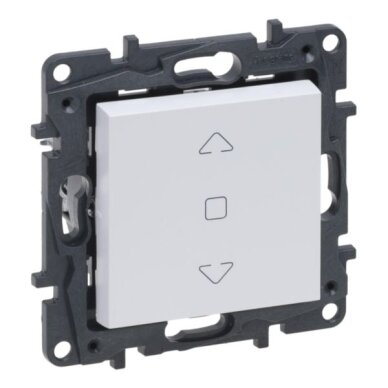 Žaliuzių mygtukas Legrand Niloe Step 863143 (baltas) Žaliuzių mygtukas Legrand Niloe Step 863143 (baltas)
